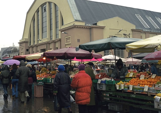 ラトビア リーガの市場