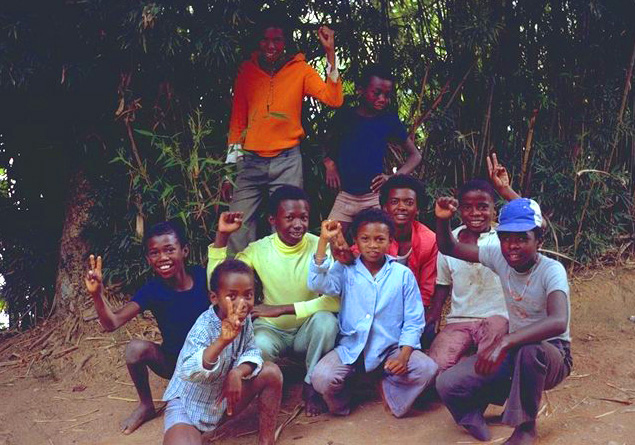 マダガスカルの子供たち